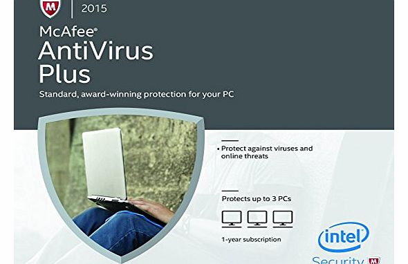 AntiVirus Plus 2015 - 3 PC (PC) [Frustration-Free Packaging]